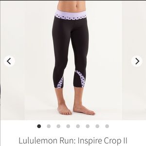 Lululemon Run: Inspire Crop II size 8